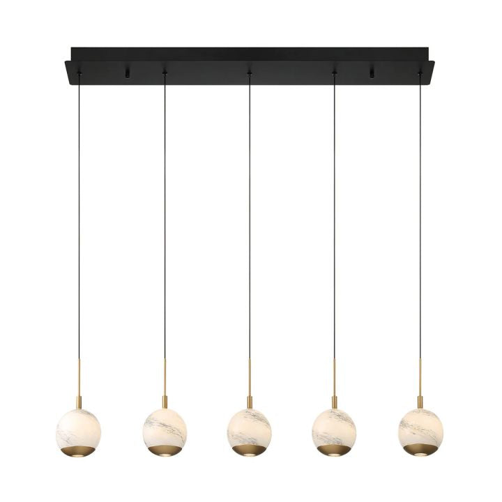 Kimma Lights Linear LED Chandelier-Fullstarlighting