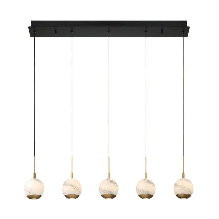 Kimma Lights Linear LED Chandelier-Fullstarlighting
