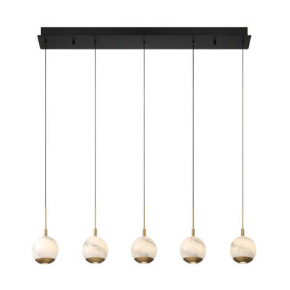 Kimma Lights Linear LED Chandelier-Fullstarlighting