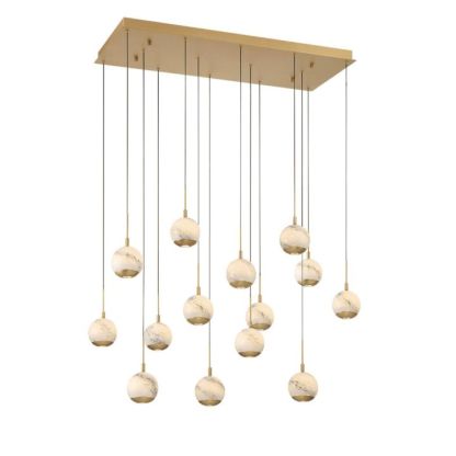 Kimma Lights Linear LED Chandelier-Fullstarlighting