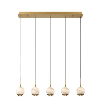 Kimma Lights Linear LED Chandelier-Fullstarlighting