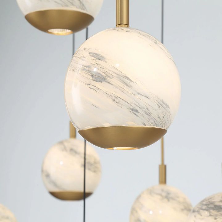 Kimma Lights Round LED Chandelier-Fullstarlighting