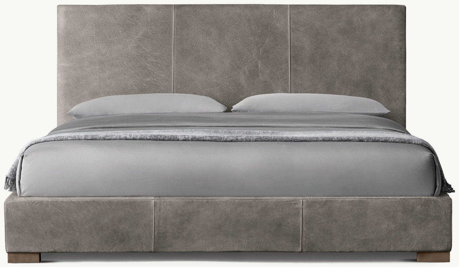 Koden Leather Panel Bed-Fullstarlighting