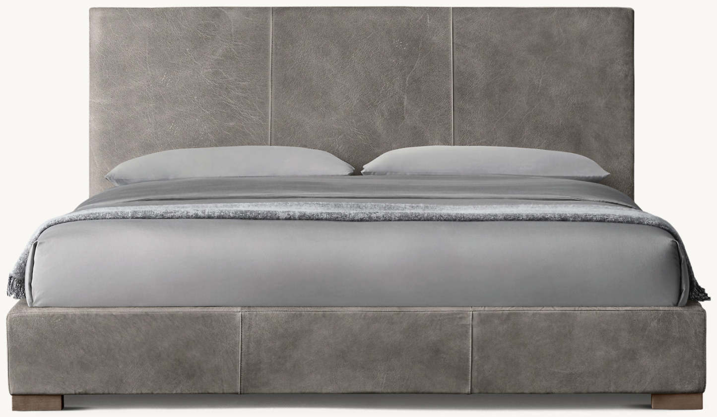 Koden Leather Panel Bed-Fullstarlighting