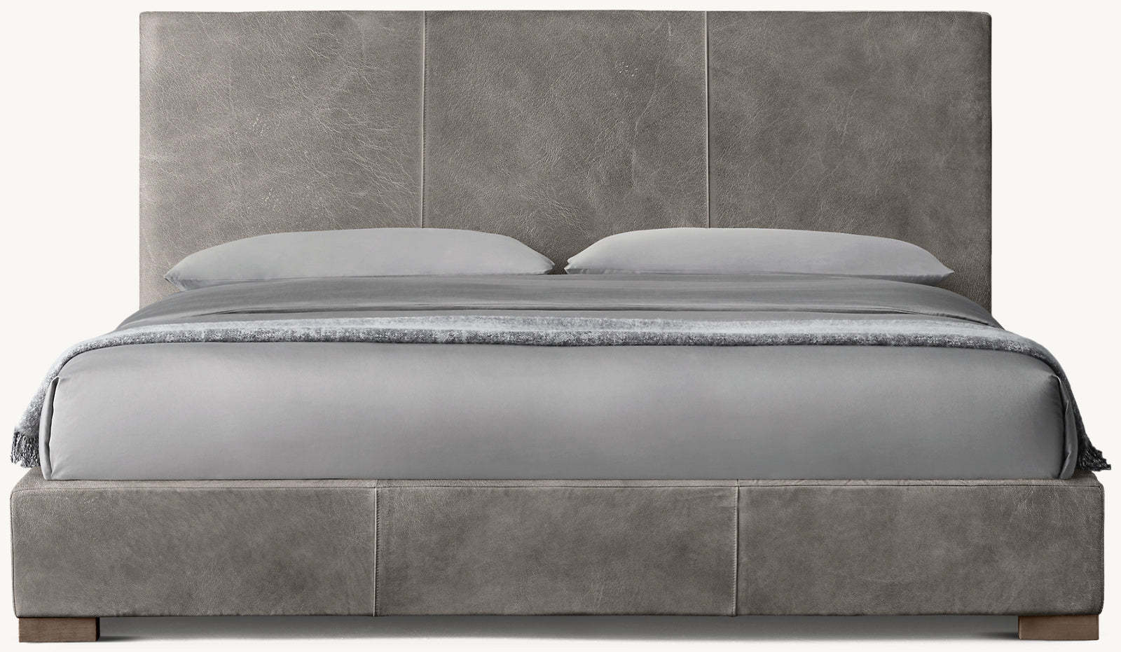 Koden Leather Panel Bed-Fullstarlighting