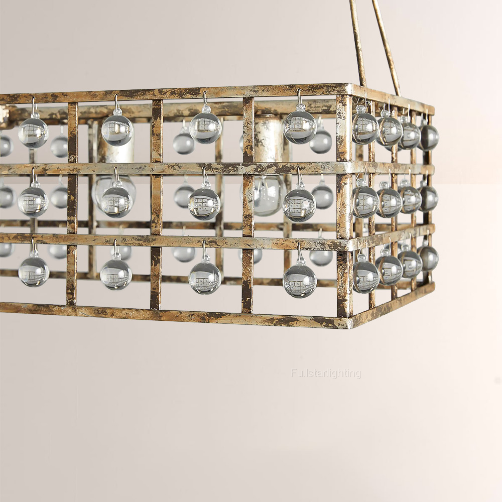 La Cage Rectangular Chandelier-Fullstarlighting