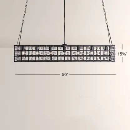 La Cage Rectangular Chandelier-Fullstarlighting