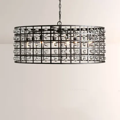 La Cage Round Chandelier-Fullstarlighting