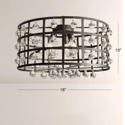 La Cage Flushmount-Fullstarlighting