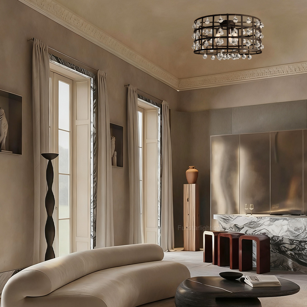 La Cage Flushmount-Fullstarlighting