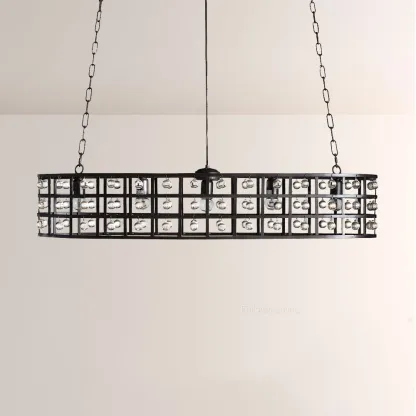 La Cage 5-Light Oval Chandelier-Fullstarlighting