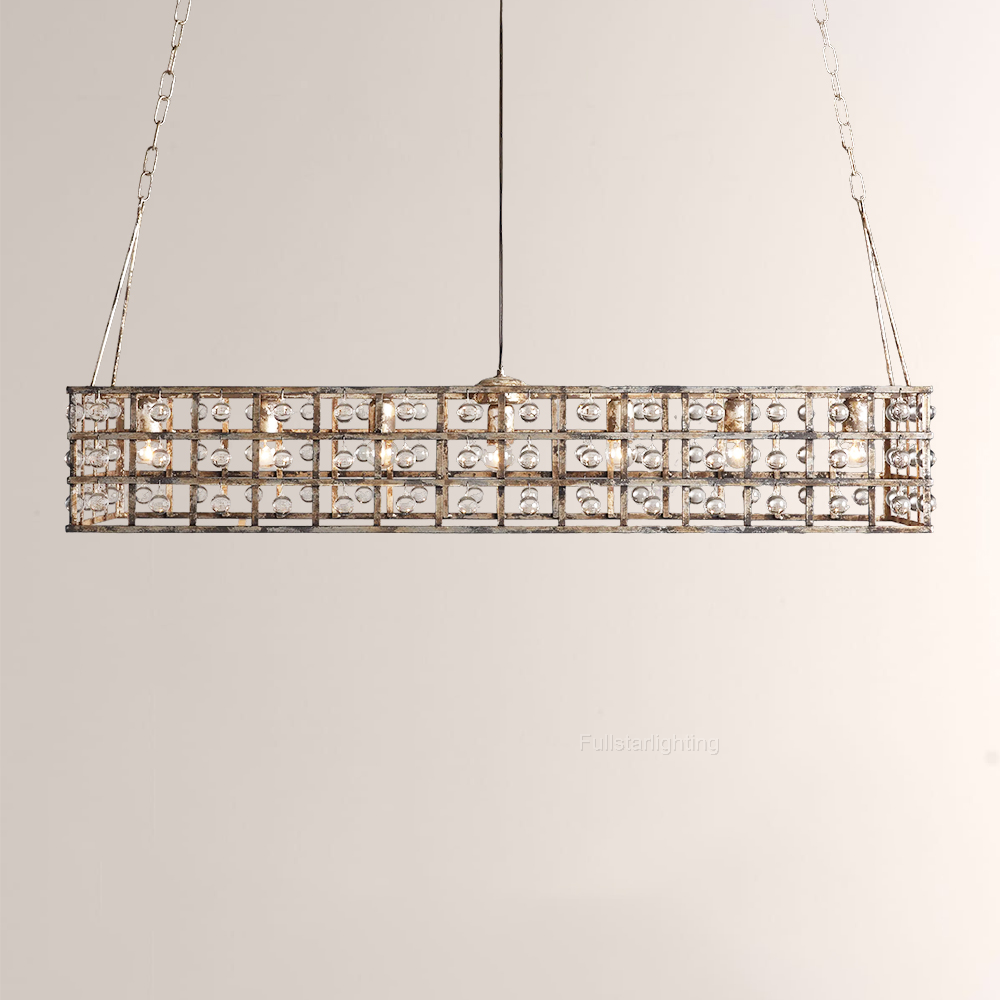 La Cage Rectangular Chandelier-Fullstarlighting