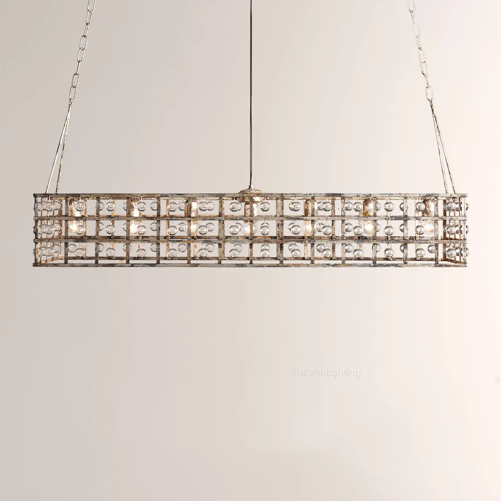 La Cage Rectangular Chandelier-Fullstarlighting