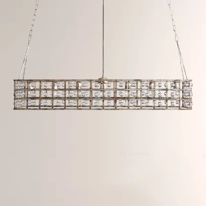 La Cage Rectangular Chandelier-Fullstarlighting