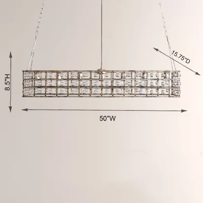 La Cage Rectangular Chandelier-Fullstarlighting