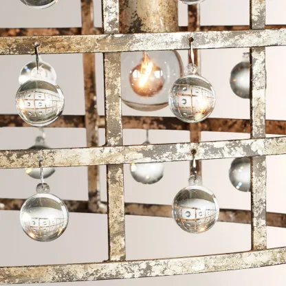La Cage 5-Light Oval Chandelier-Fullstarlighting