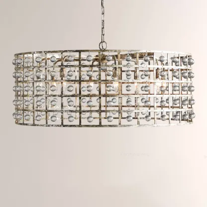 La Cage Round Chandelier-Fullstarlighting
