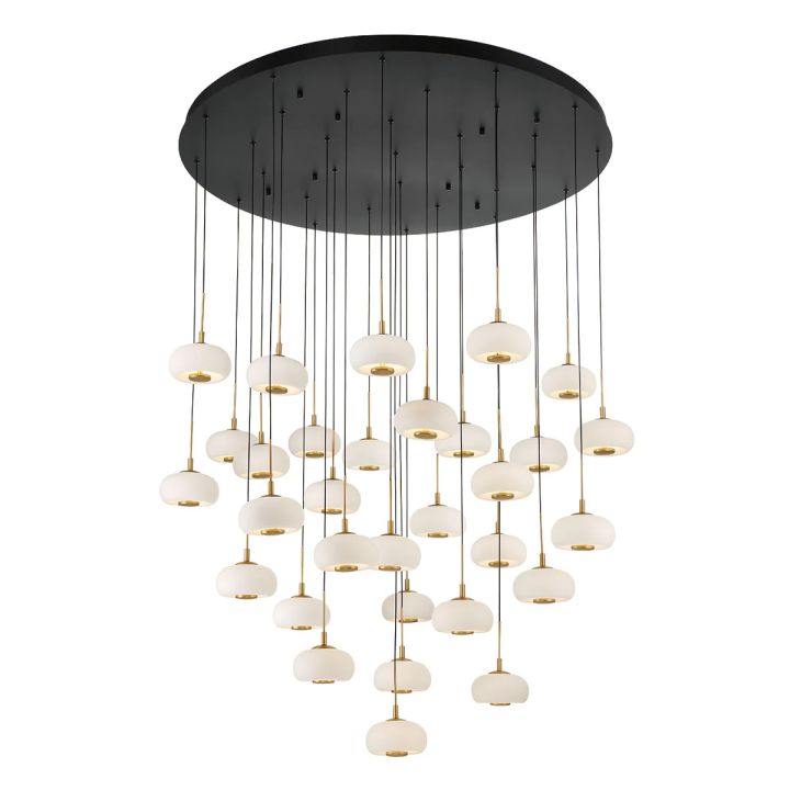 Lanterns 31 Light Round LED Chandelier-Fullstarlighting
