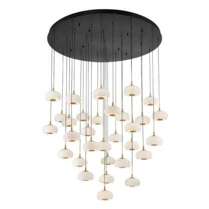 Lanterns 31 Light Round LED Chandelier-Fullstarlighting