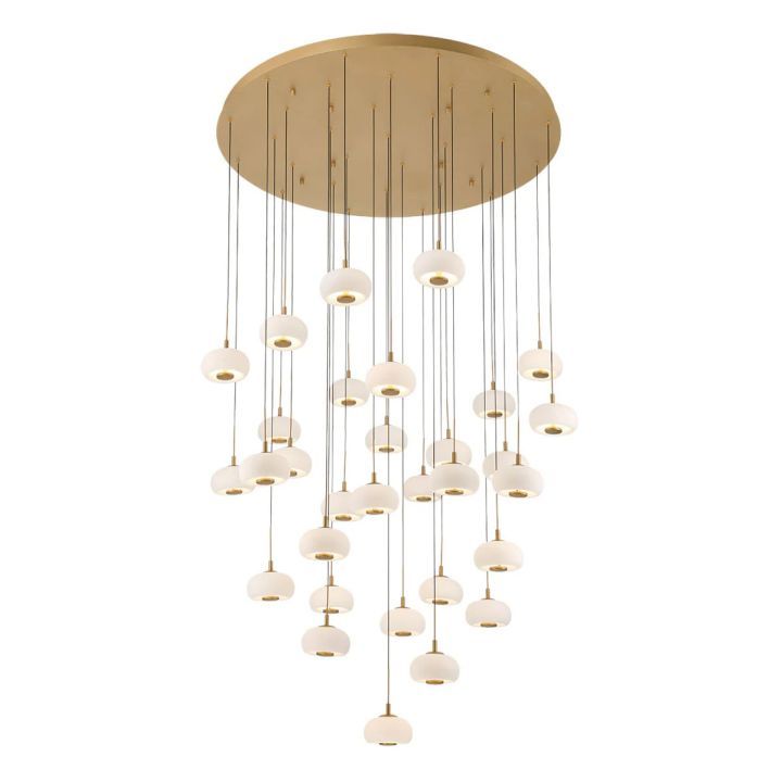 Lanterns 31 Light Round LED Chandelier-Fullstarlighting