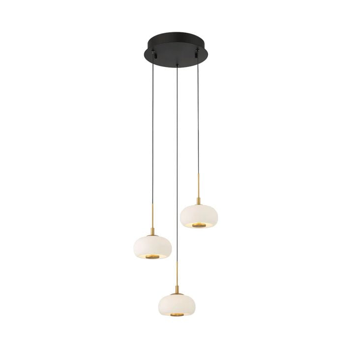 Lanterns 3 Light Round LED Pendant-Fullstarlighting