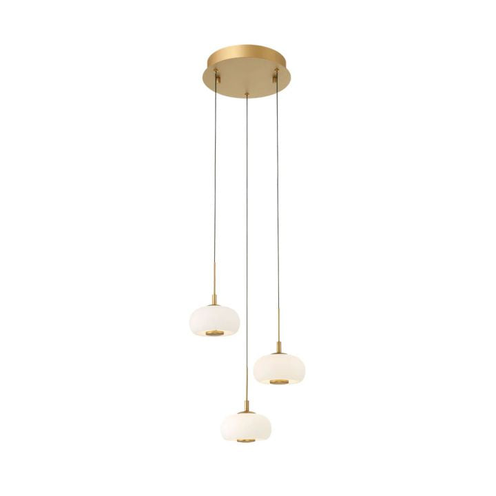 Lanterns 3 Light Round LED Pendant-Fullstarlighting