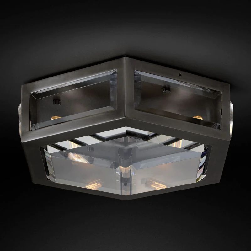 Lata Flushmount 16”,Restoration Hardware,Flushmount in bedroom