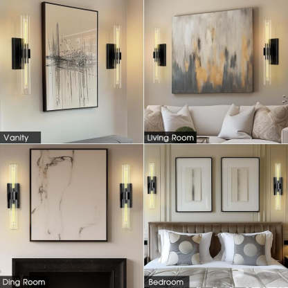 Rachel Glass Linear Sconce