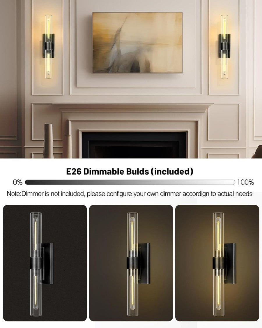 Rachel Glass Linear Sconce