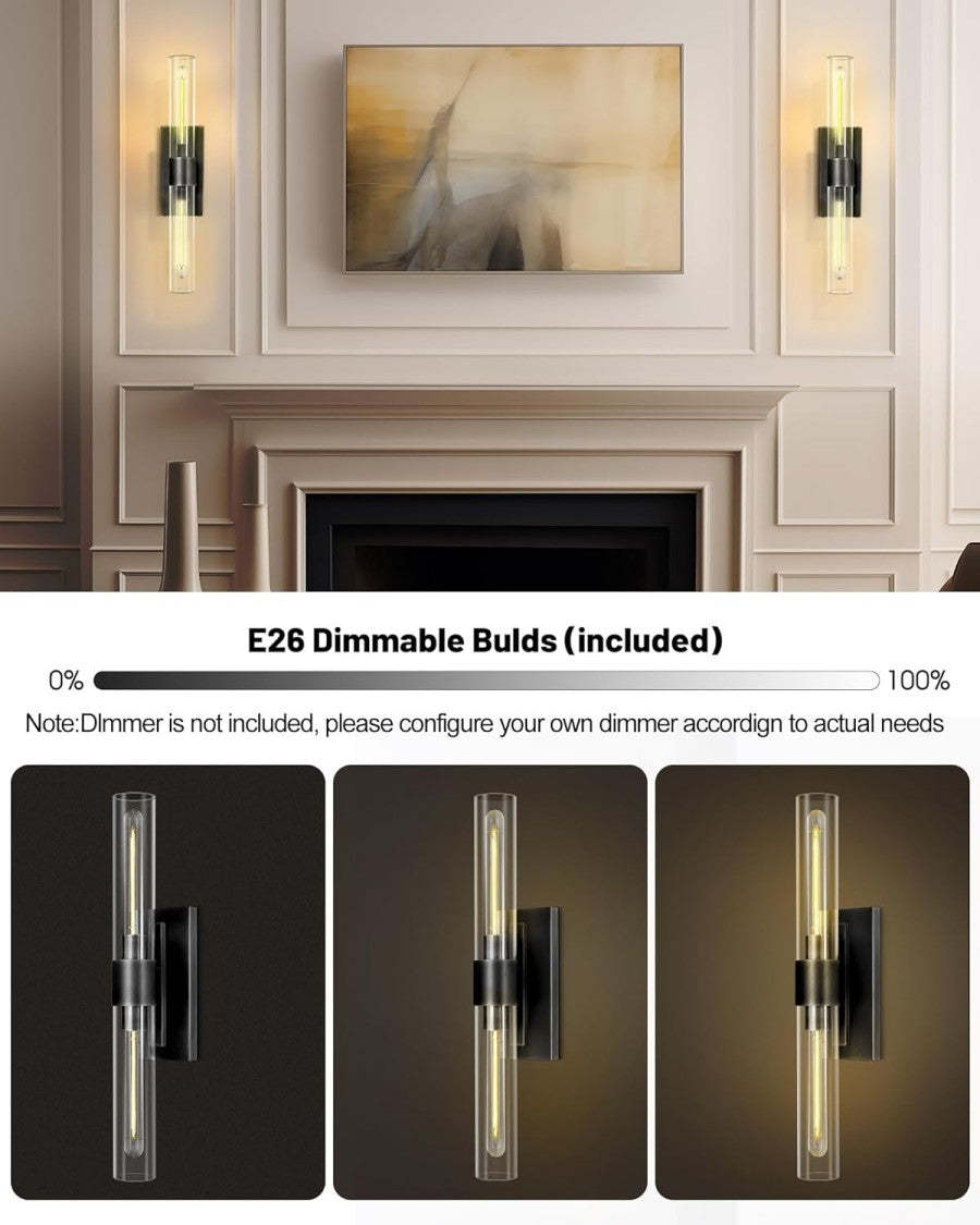 Rachel Glass Linear Sconce