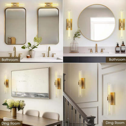 Rachel Glass Linear Sconce