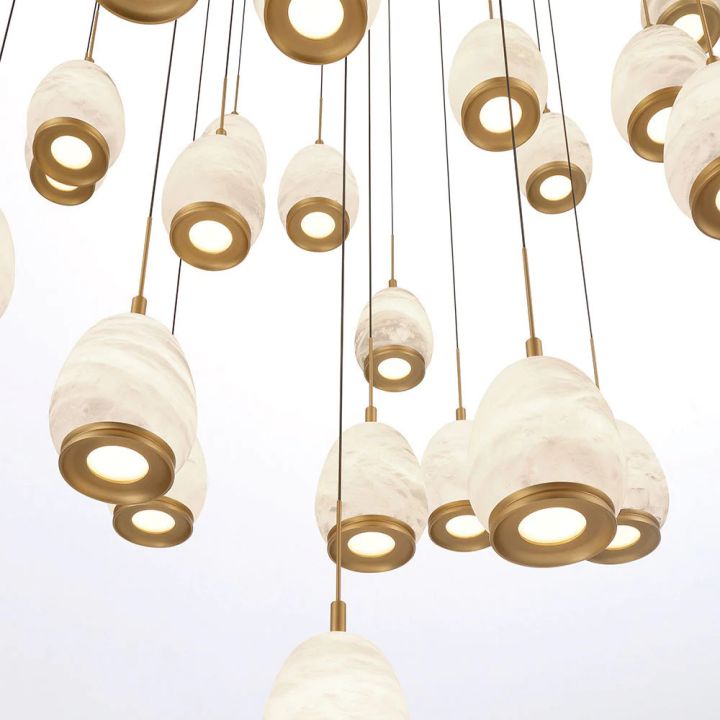 Leemy Round LED Chandelier-Fullstarlighting