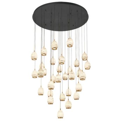 Leemy Round LED Chandelier-Fullstarlighting