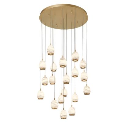 Leemy Round LED Chandelier-Fullstarlighting