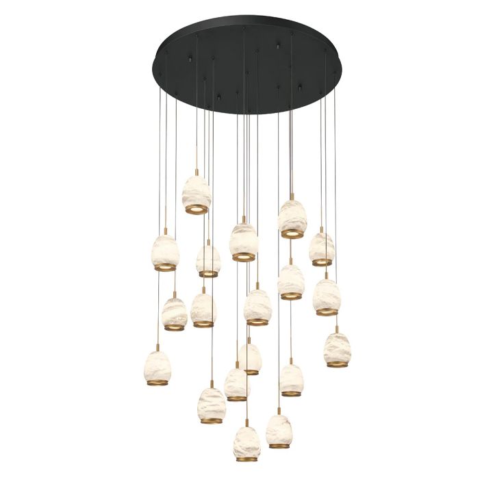 Leemy Round LED Chandelier-Fullstarlighting