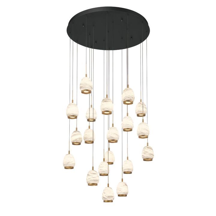 Leemy Round LED Chandelier-Fullstarlighting