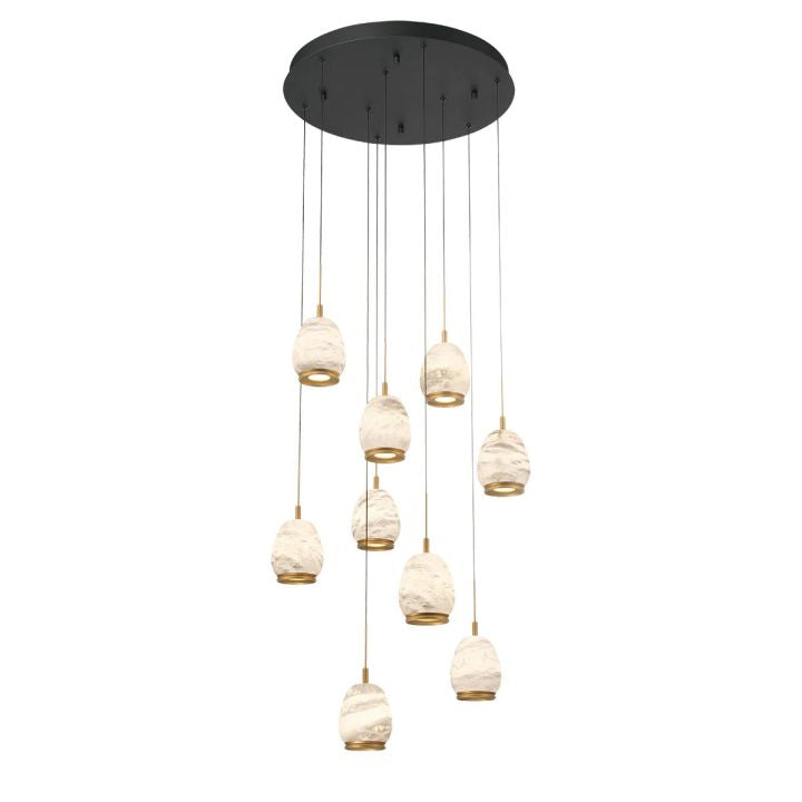 Leemy Round LED Chandelier-Fullstarlighting