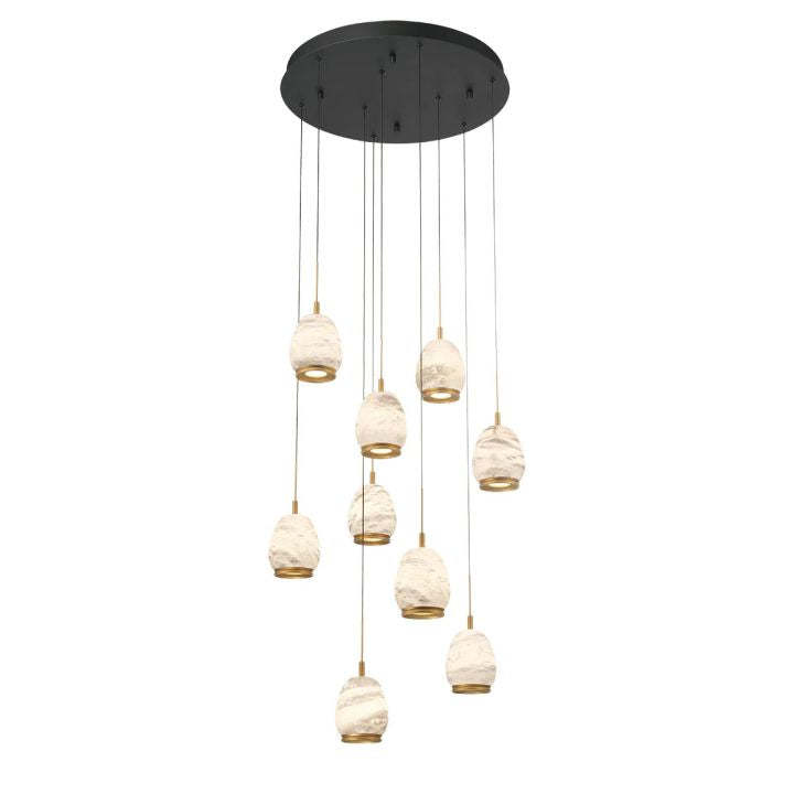 Leemy Round LED Chandelier-Fullstarlighting
