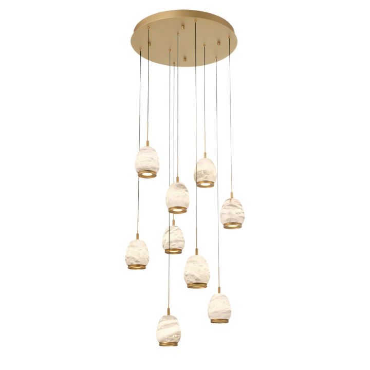 Leemy Round LED Chandelier-Fullstarlighting
