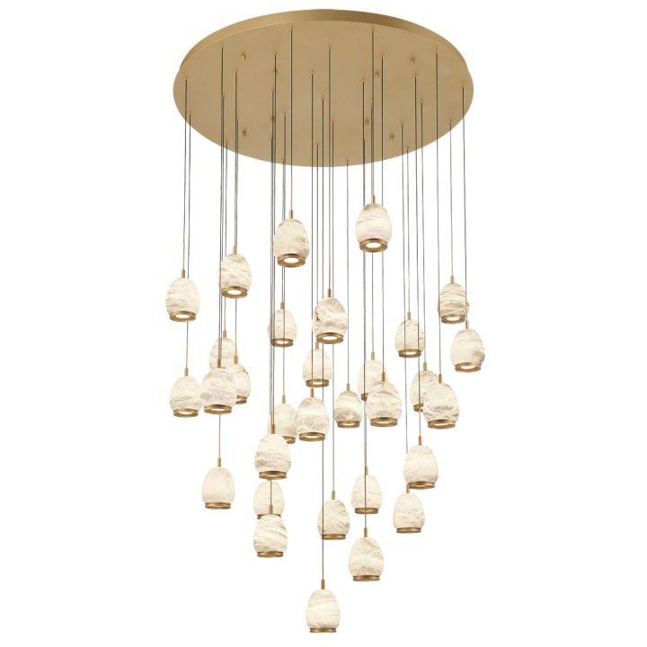 Leemy Round LED Chandelier-Fullstarlighting