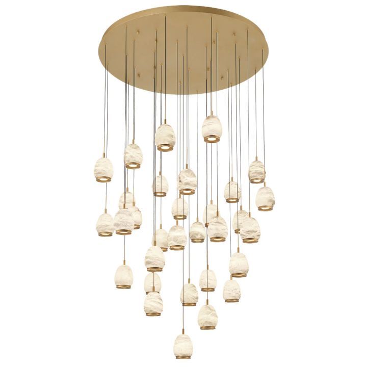 Leemy Round LED Chandelier-Fullstarlighting
