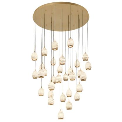 Leemy Round LED Chandelier-Fullstarlighting