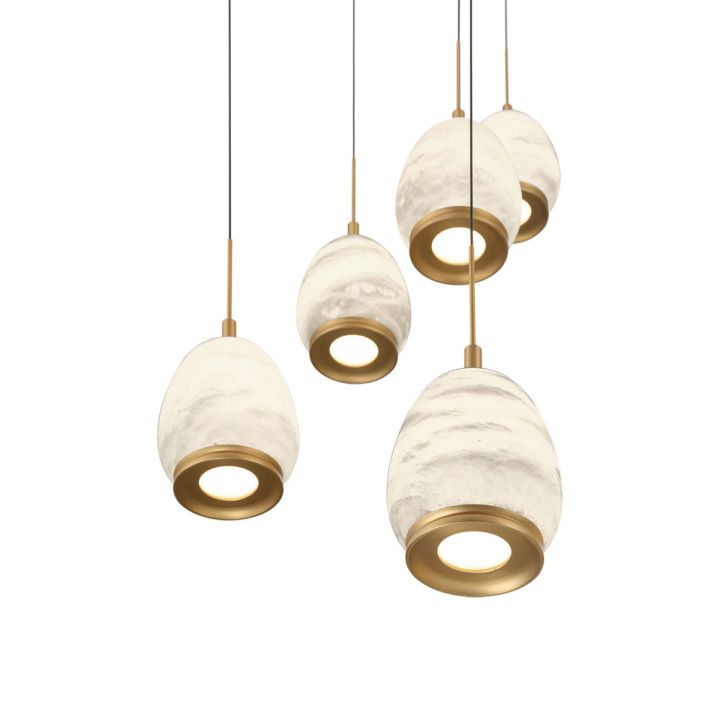 Leemy Round LED Chandelier-Fullstarlighting