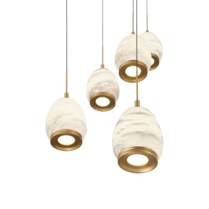 Leemy Round LED Chandelier-Fullstarlighting
