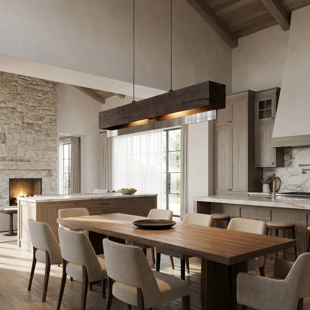 Lene Linear Chandelier-Fullstarlighting