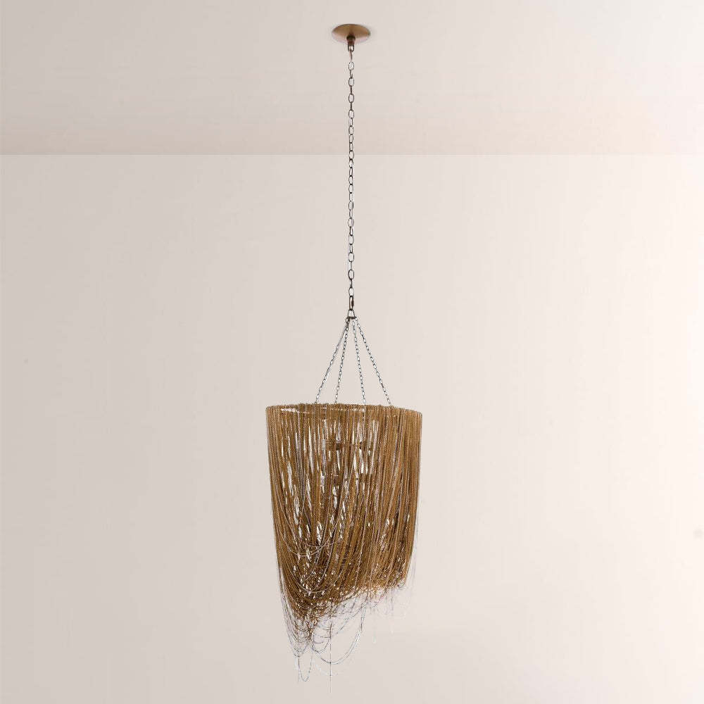 Lindsay Oval Chains Chandelier-Fullstarlighting