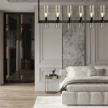 Rachel Linear Chandelier 59''-Fullstarlighting