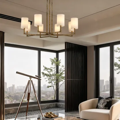 Wright Round Chandelier 36"D 48"D 60"D 