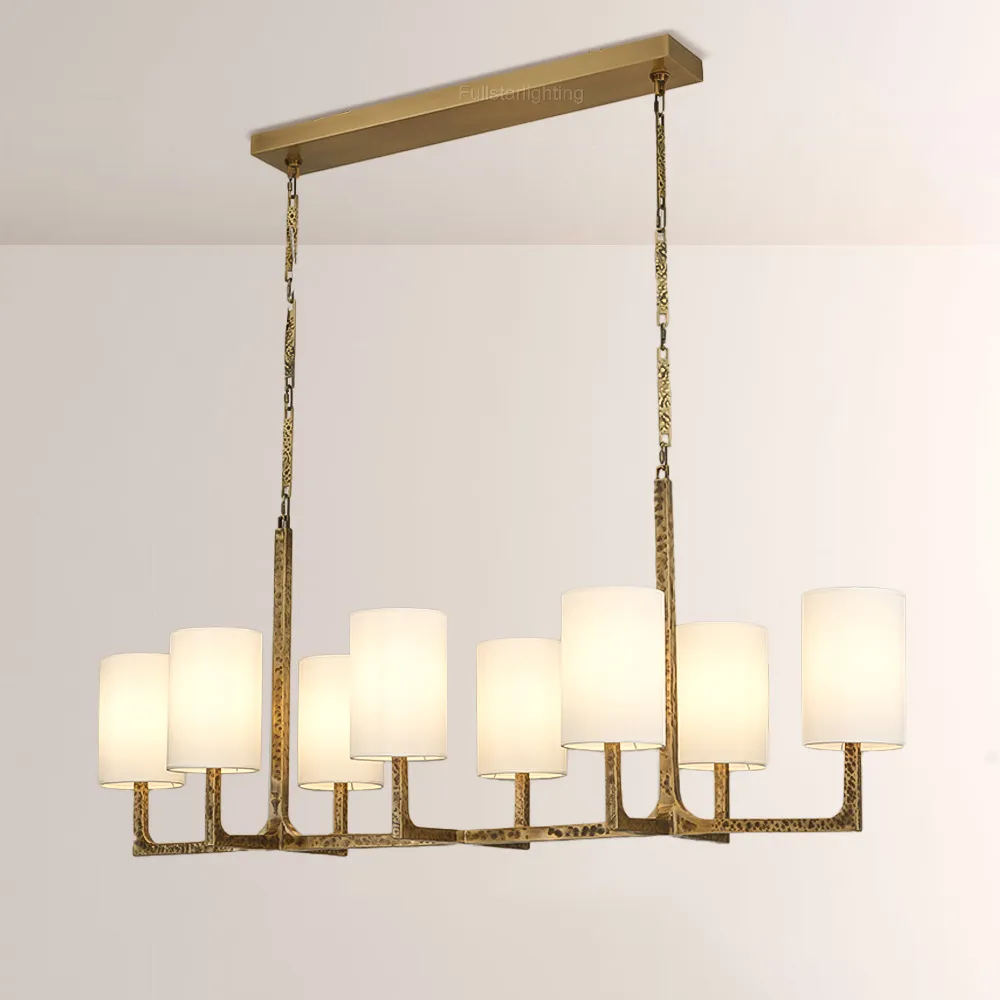 Wright Linear Chandelier 54"L 72"L,Dining Room Modern Chandelier,RH