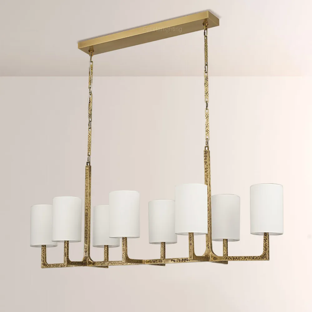 Wright Linear Chandelier 54"L 72"L 
